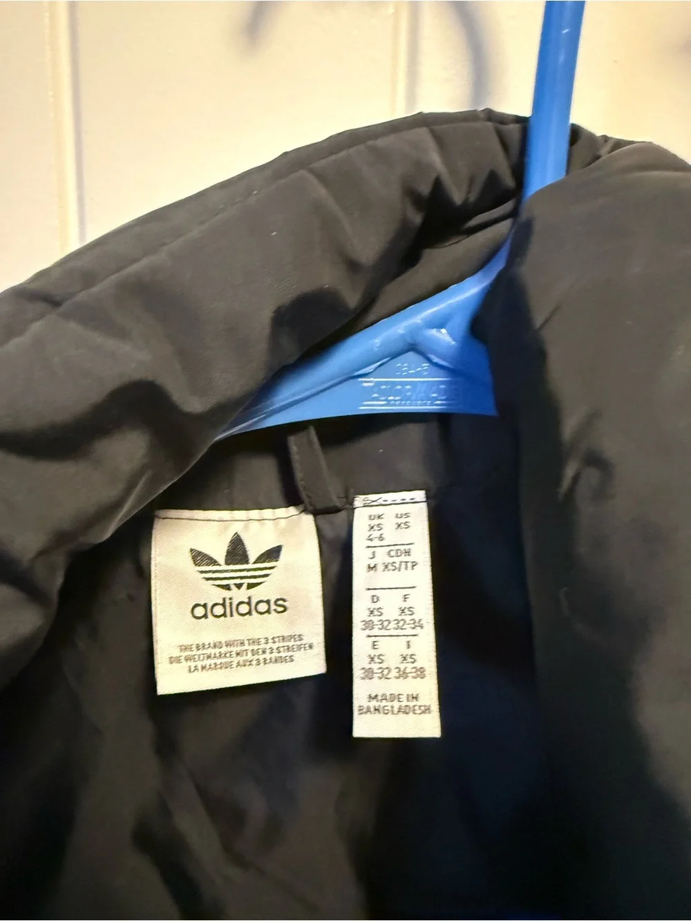 adidas Kids Black Quilted Puffer Vest